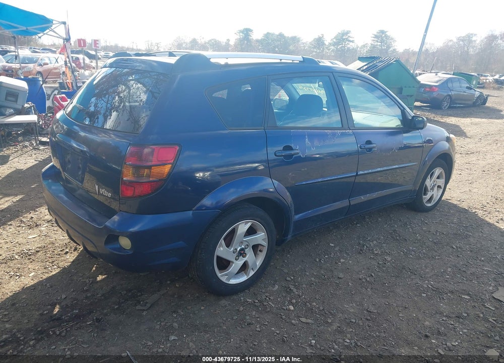 2004 PONTIAC VIBE VIN: 5Y2SL62854Z437208