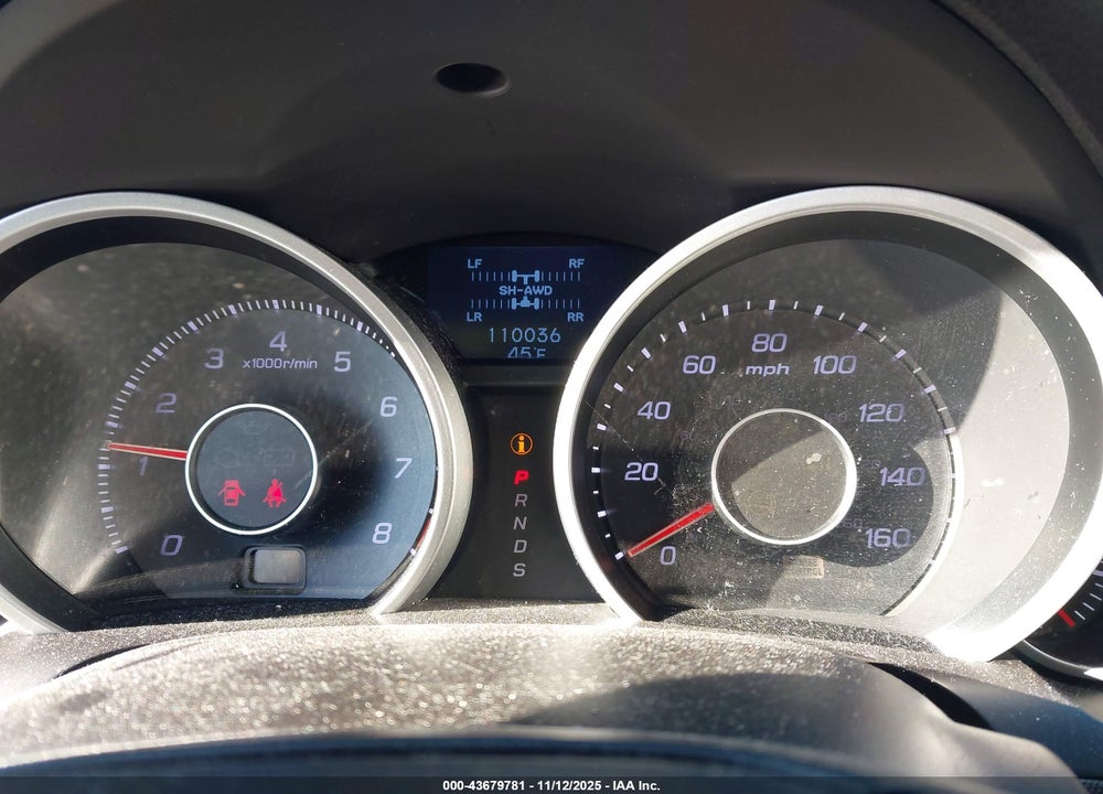 2012 ACURA TL 3.7 VIN: 19UUA9F78CA006958