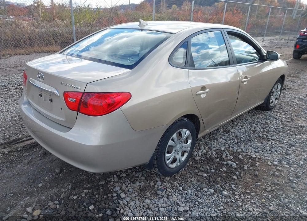 2010 HYUNDAI ELANTRA VIN: KMHDU4AD9AU953231