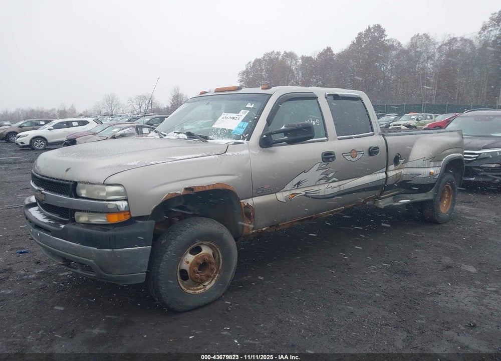 2002 CHEVROLET SILVERADO 3500 LS VIN: 1GCJK33112F135962