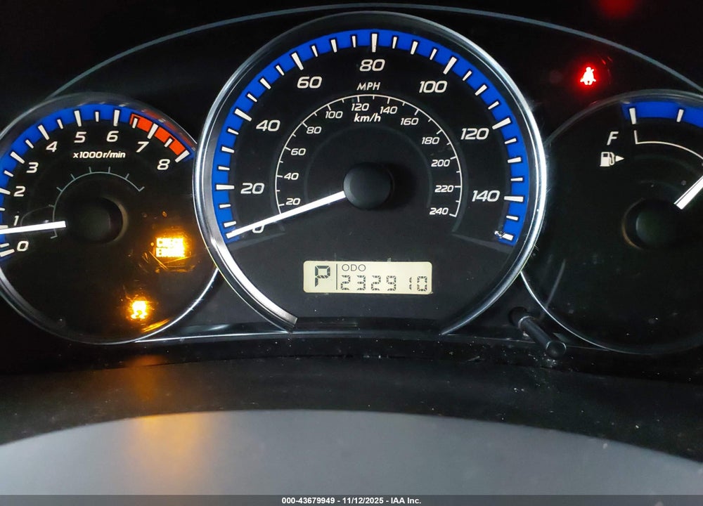 2011 SUBARU FORESTER 2.5X VIN: JF2SHABC0BH738224