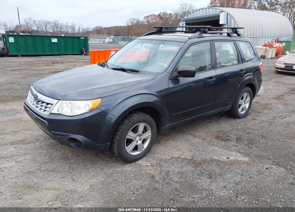 2011 SUBARU FORESTER 2.5X VIN: JF2SHABC0BH738224