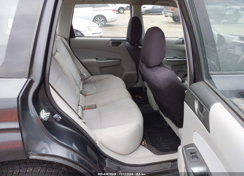 2011 SUBARU FORESTER 2.5X VIN: JF2SHABC0BH738224