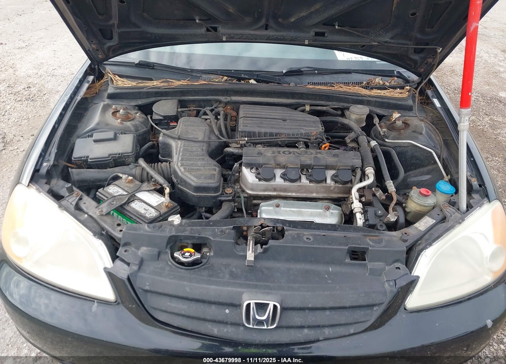 2002 HONDA CIVIC LX VIN: 1HGES16562L059355