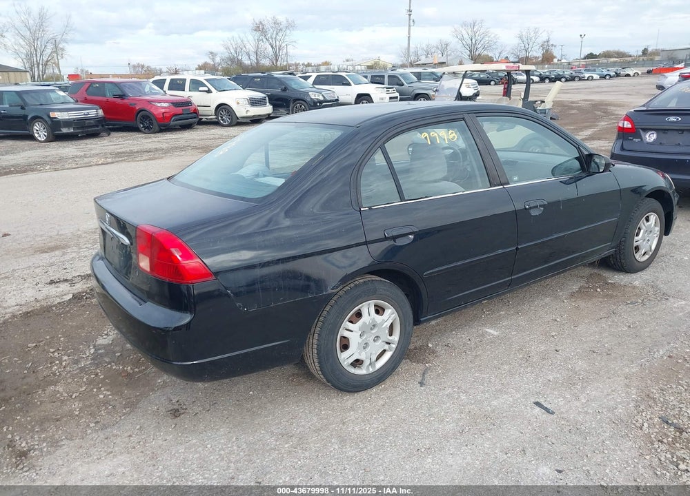 2002 HONDA CIVIC LX VIN: 1HGES16562L059355