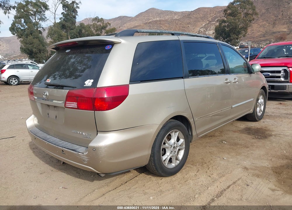 2004 TOYOTA SIENNA XLE LIMITED VIN: 5TDZA22C94S220537