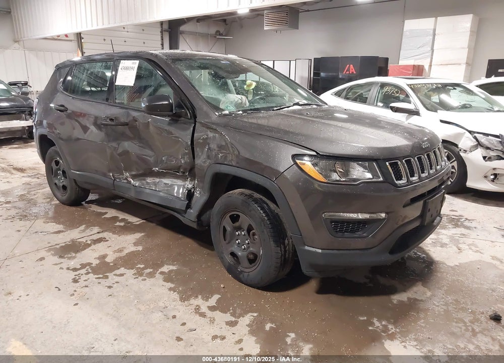 2019 JEEP COMPASS SPORT 4X4 VIN: 3C4NJDABXKT599649