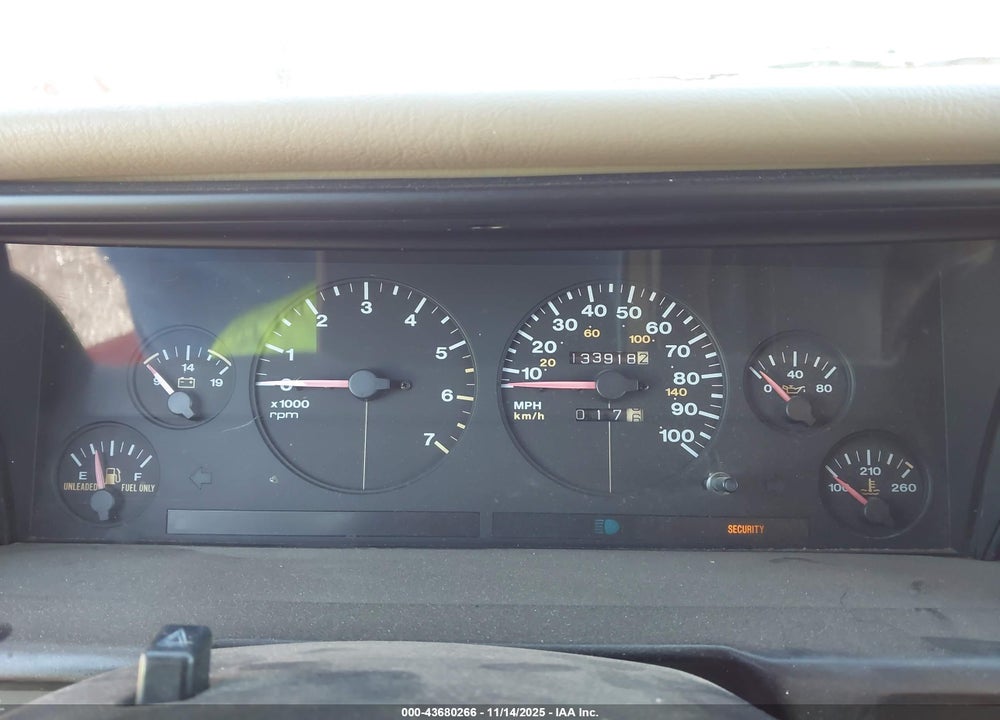 1993 JEEP GRAND CHEROKEE LIMITED VIN: 1J4GZ78Y0PC592462