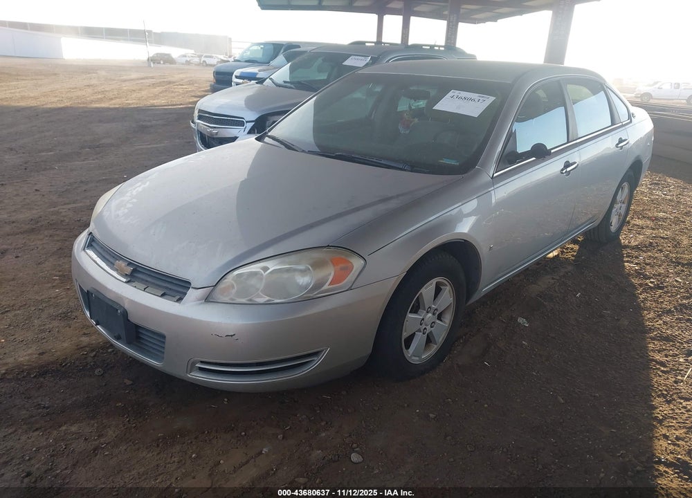 2008 CHEVROLET IMPALA LT VIN: 2G1WT55K281243651