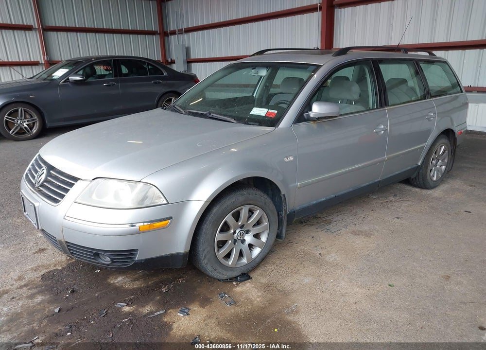 2003 VOLKSWAGEN PASSAT GLS V6 VIN: WVWVH63B63E161944