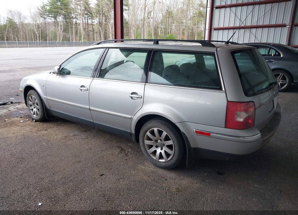 2003 VOLKSWAGEN PASSAT GLS V6 VIN: WVWVH63B63E161944