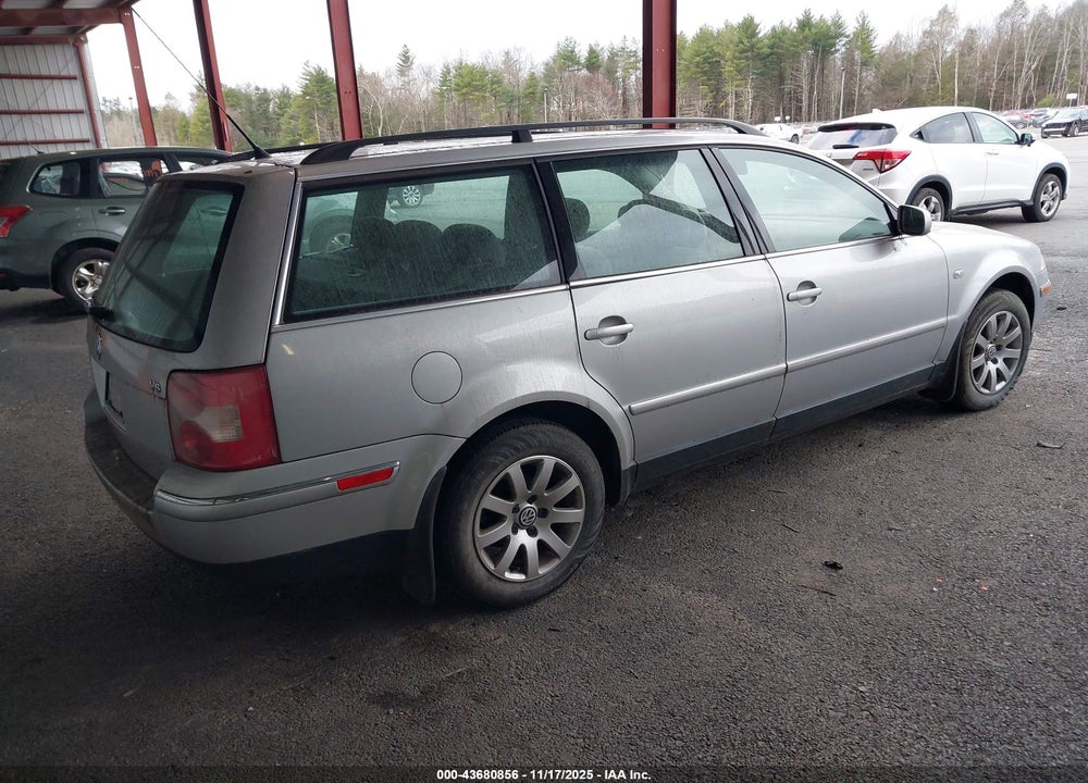 2003 VOLKSWAGEN PASSAT GLS V6 VIN: WVWVH63B63E161944