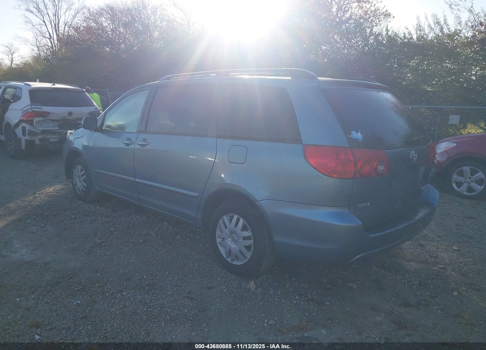 2007 TOYOTA SIENNA LE VIN: 5TDZK23C57S069258