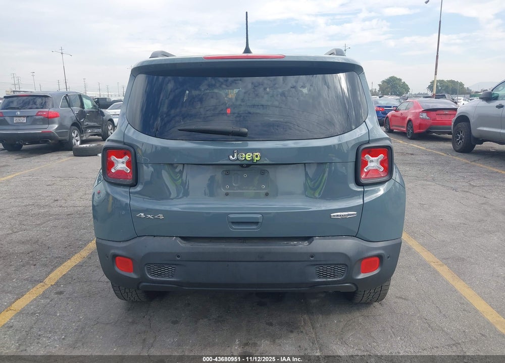 2018 JEEP RENEGADE LATITUDE 4X4 VIN: ZACCJBBB1JPH10699