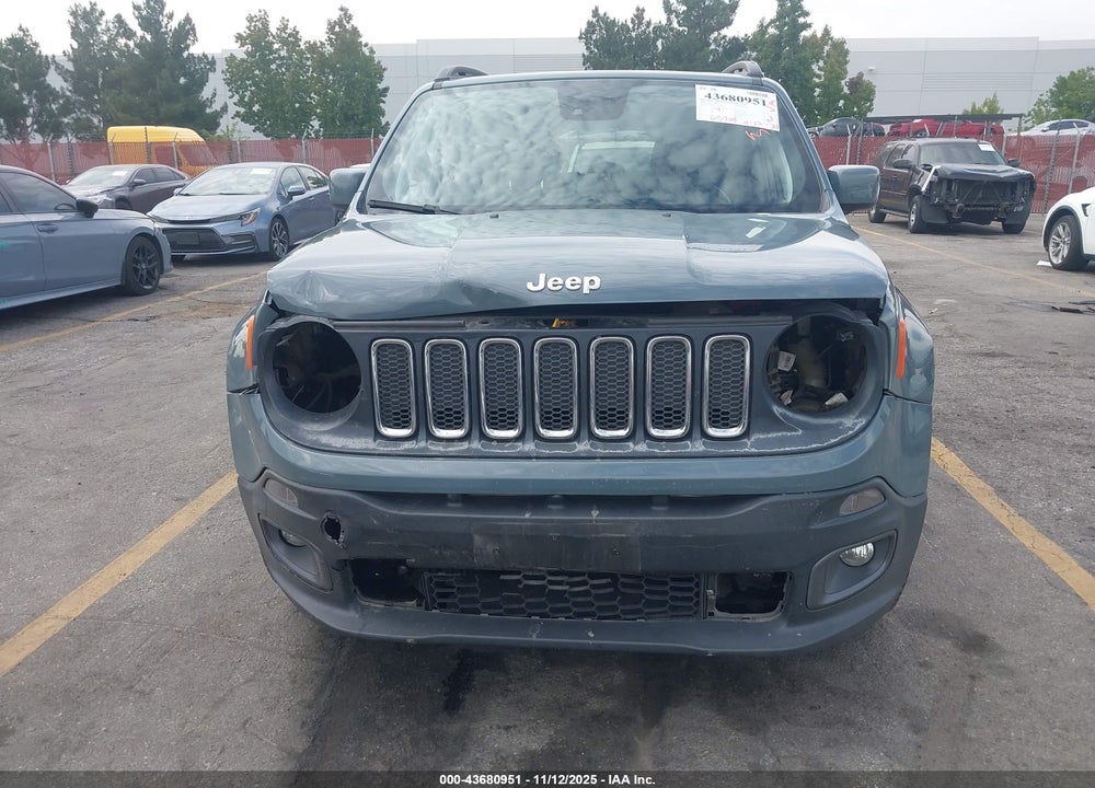 2018 JEEP RENEGADE LATITUDE 4X4 VIN: ZACCJBBB1JPH10699
