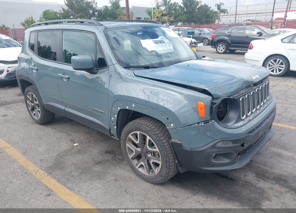 2018 JEEP RENEGADE LATITUDE 4X4 VIN: ZACCJBBB1JPH10699