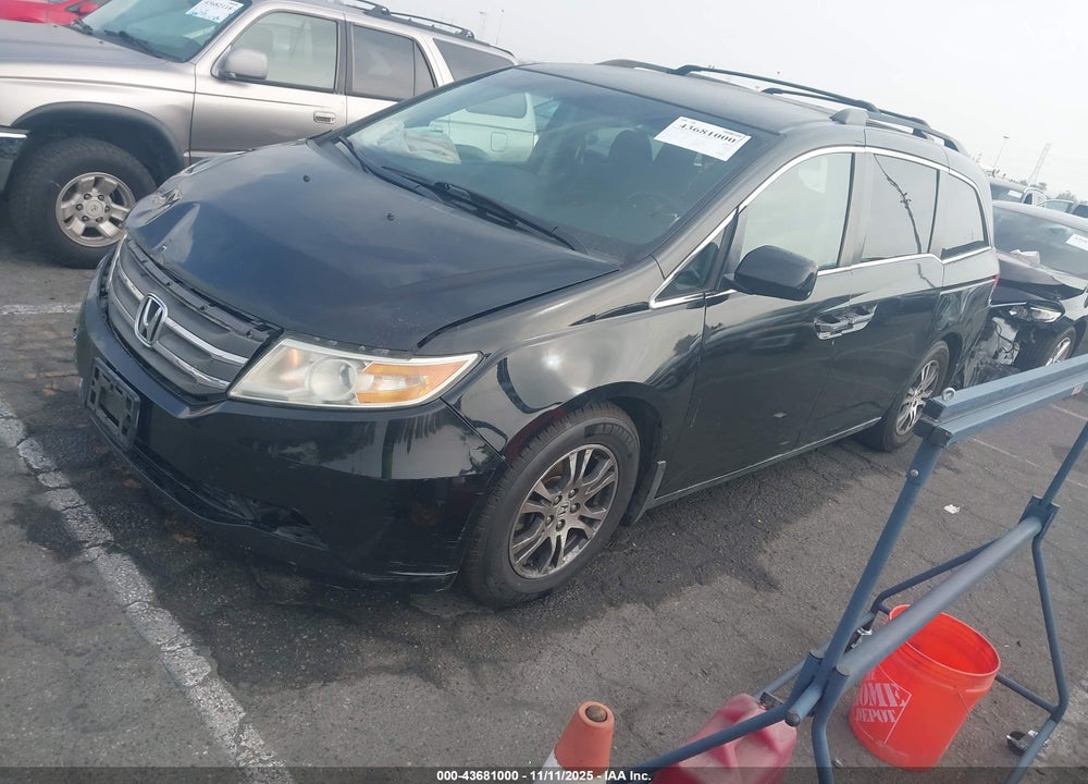 2011 HONDA ODYSSEY EX VIN: 5FNRL5H47BB087869