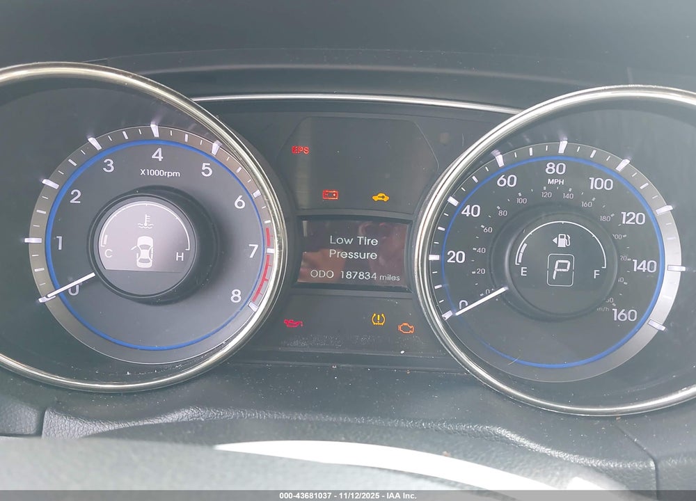 2012 HYUNDAI SONATA SE 2.0T VIN: 5NPEC4ABXCH442635