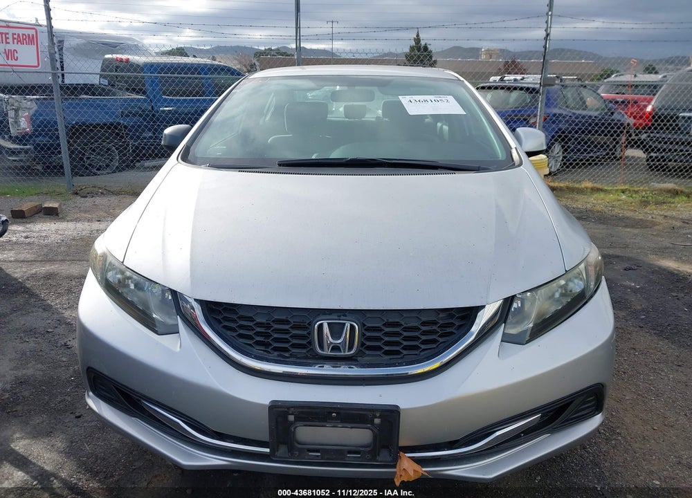 2013 HONDA CIVIC LX VIN: 19XFB2F51DE287140