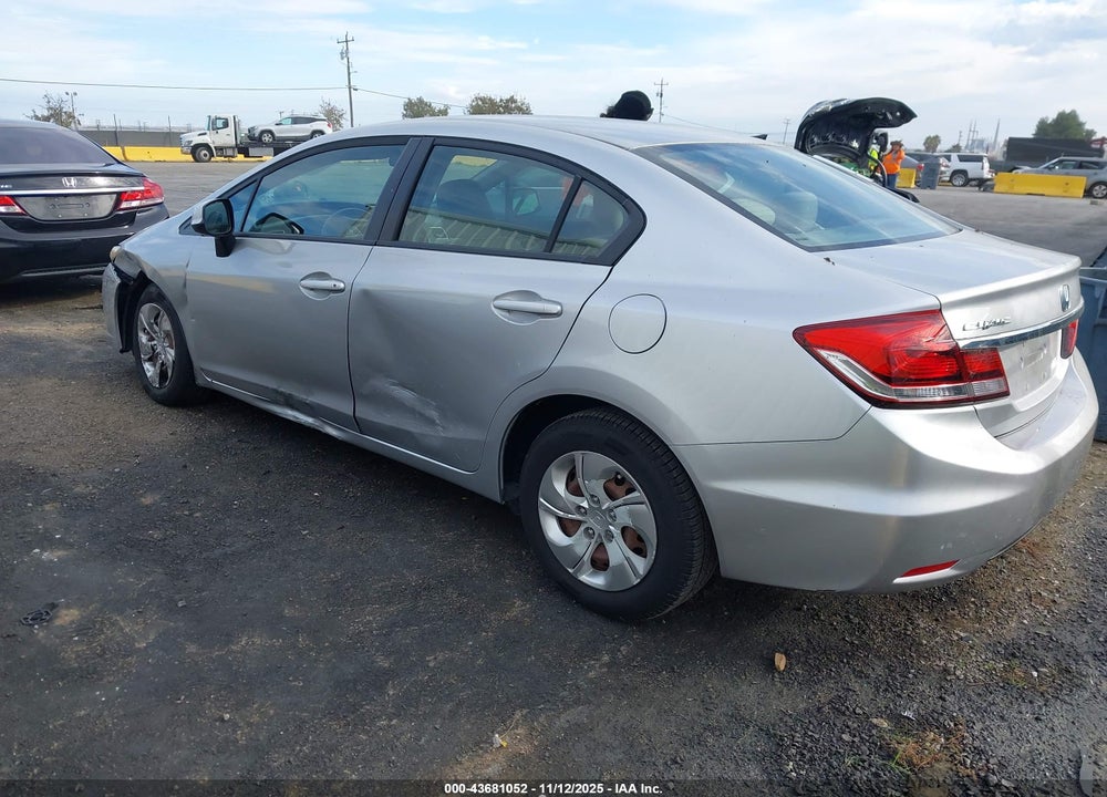 2013 HONDA CIVIC LX VIN: 19XFB2F51DE287140