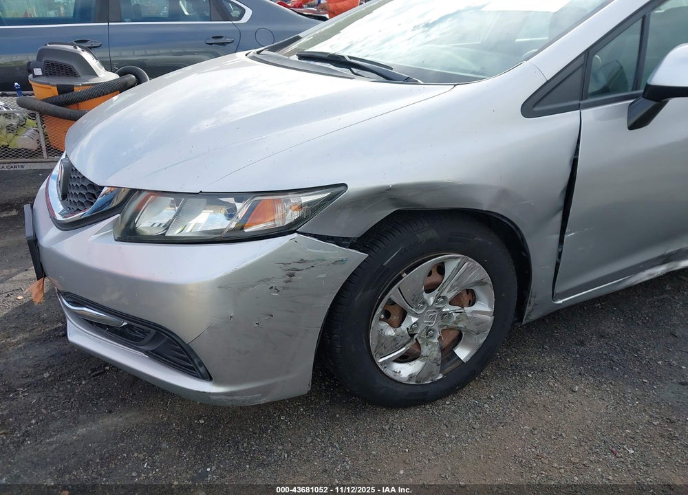 2013 HONDA CIVIC LX VIN: 19XFB2F51DE287140
