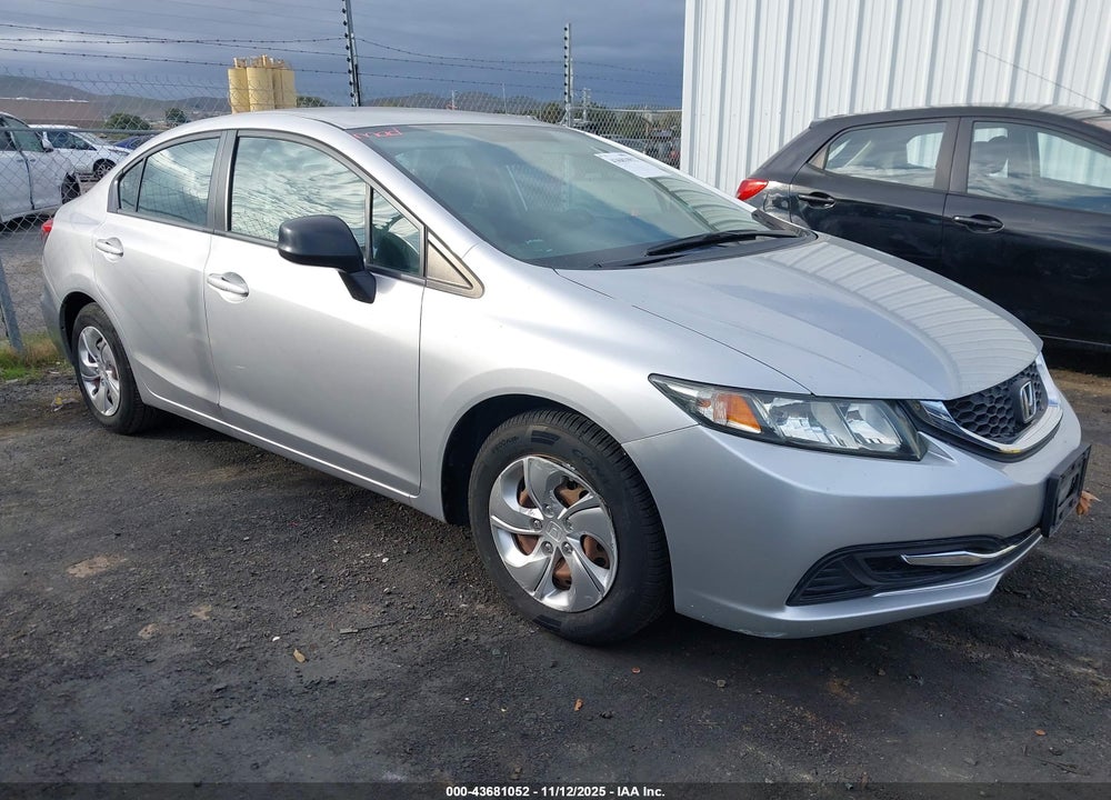 2013 HONDA CIVIC LX VIN: 19XFB2F51DE287140