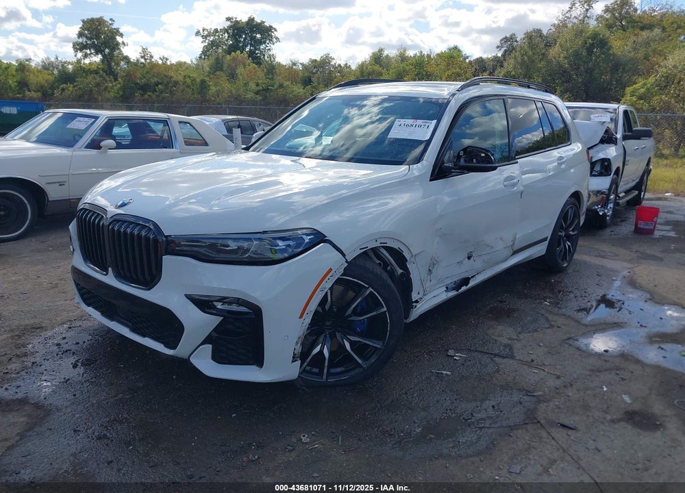 2022 BMW X7 XDRIVE40I VIN: 5UXCW2C02N9K60324