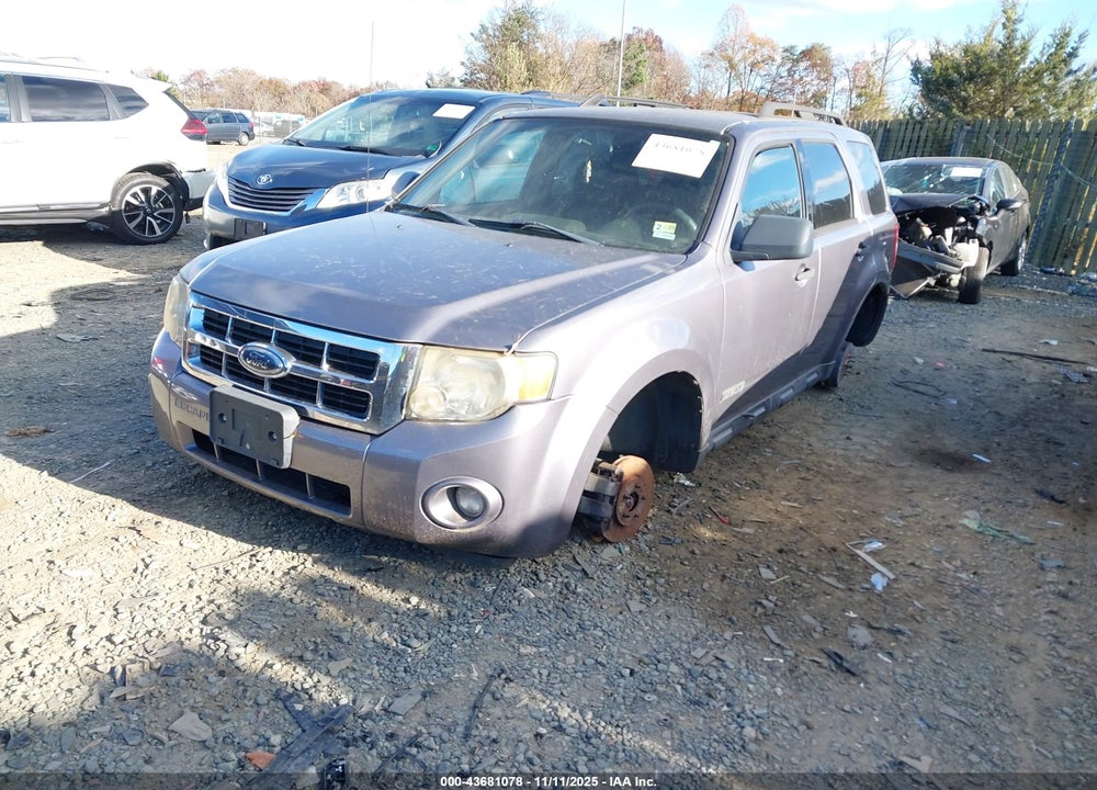 2008 FORD ESCAPE XLT VIN: 1FMCU93Z38KB61180