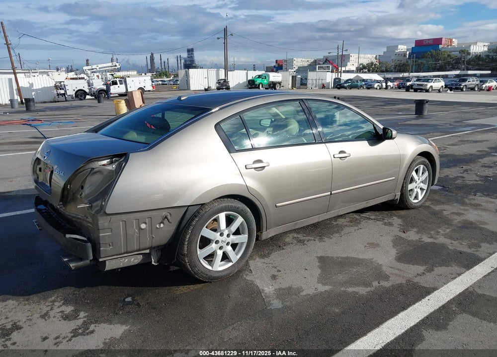2006 NISSAN MAXIMA 3.5 SL VIN: 1N4BA41E86C812621