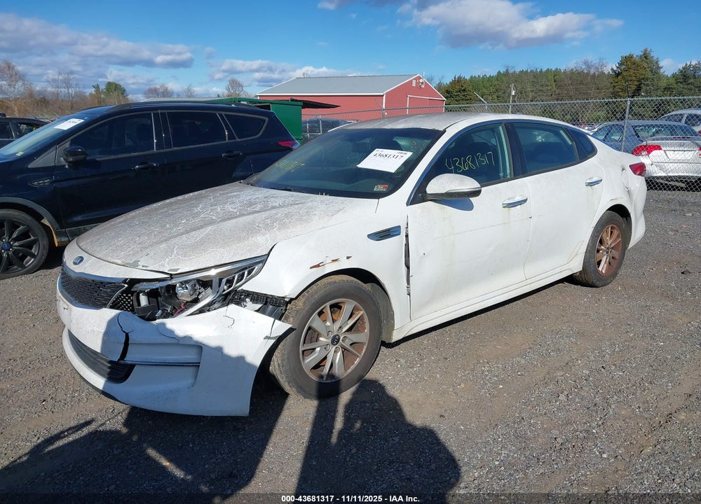 2016 KIA OPTIMA LX VIN: 5XXGT4L30GG046875