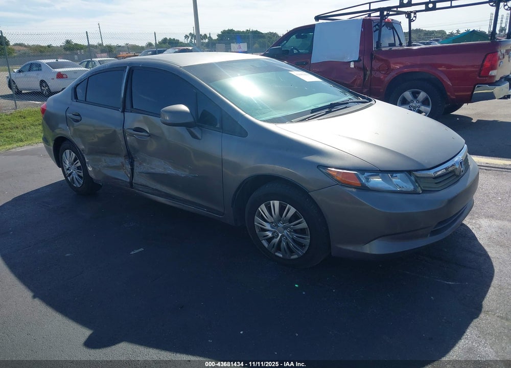 2012 HONDA CIVIC LX VIN: 2HGFB2F55CH520487