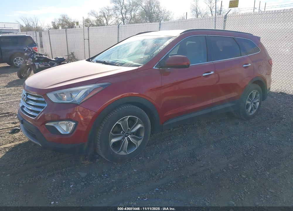 2015 HYUNDAI SANTA FE GLS VIN: KM8SMDHF8FU090475