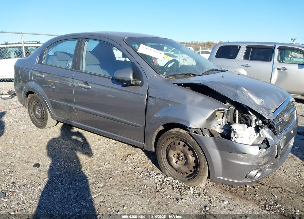 2010 CHEVROLET AVEO LT VIN: KL1TG5DE4AB046424