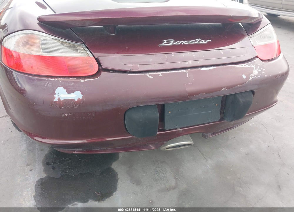 2004 PORSCHE BOXSTER VIN: WP0CA29864U621076