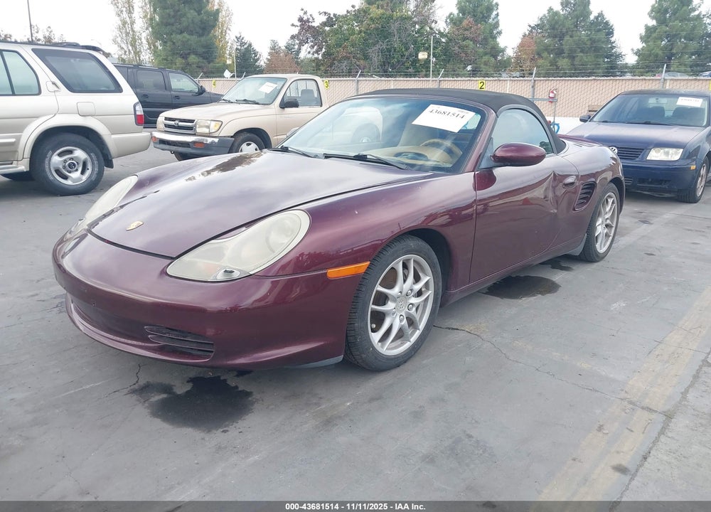 2004 PORSCHE BOXSTER VIN: WP0CA29864U621076