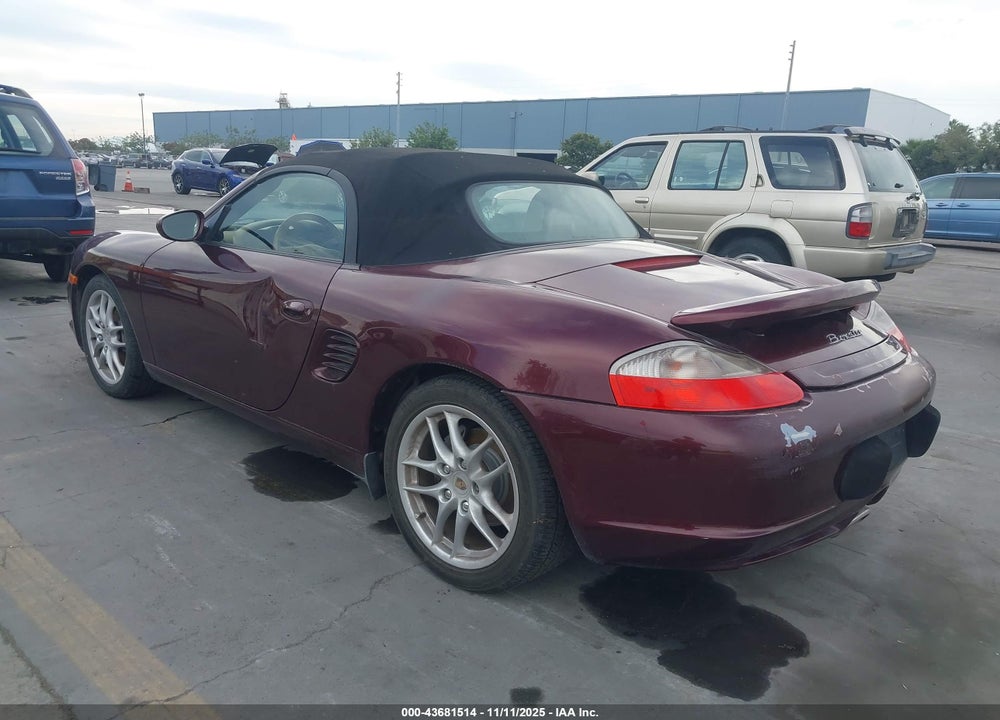 2004 PORSCHE BOXSTER VIN: WP0CA29864U621076