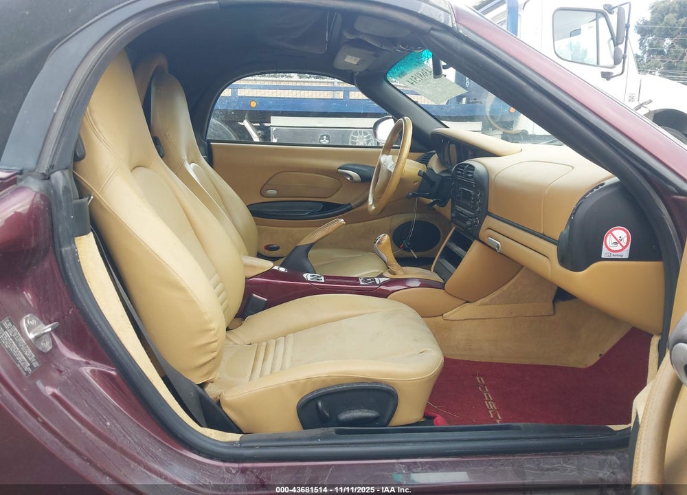 2004 PORSCHE BOXSTER VIN: WP0CA29864U621076