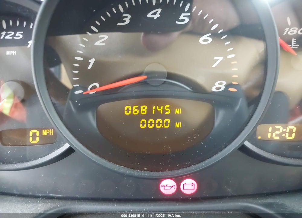 2004 PORSCHE BOXSTER VIN: WP0CA29864U621076