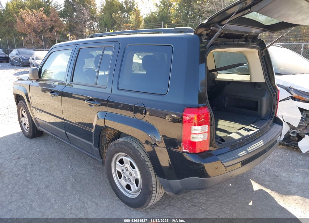 2015 JEEP PATRIOT SPORT VIN: 1C4NJPBB7FD388033
