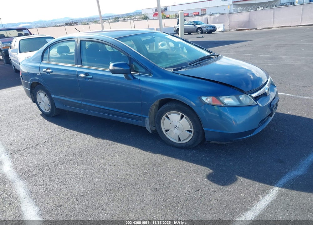 2006 HONDA CIVIC HYBRID VIN: JHMFA36246S016523