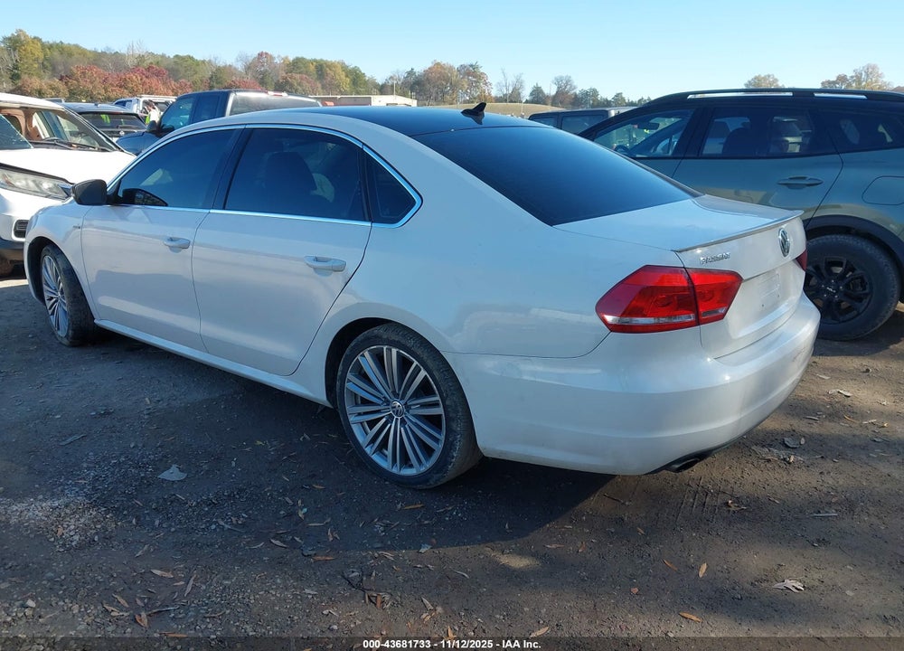 2014 VOLKSWAGEN PASSAT VIN: 1VWBT7A39EC087532
