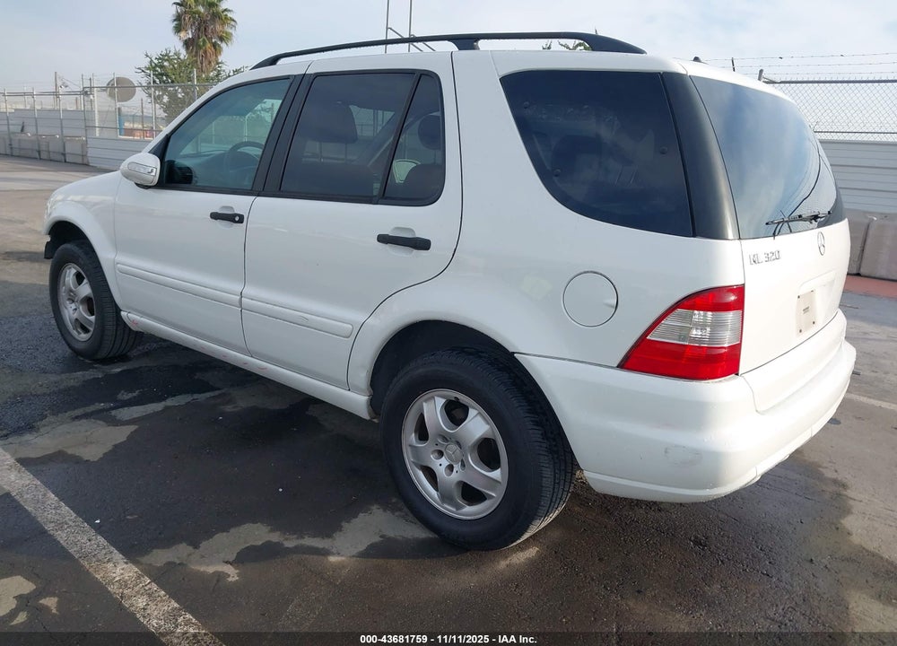 2003 MERCEDES-BENZ ML 320 VIN: 4JGAB54E63A384264