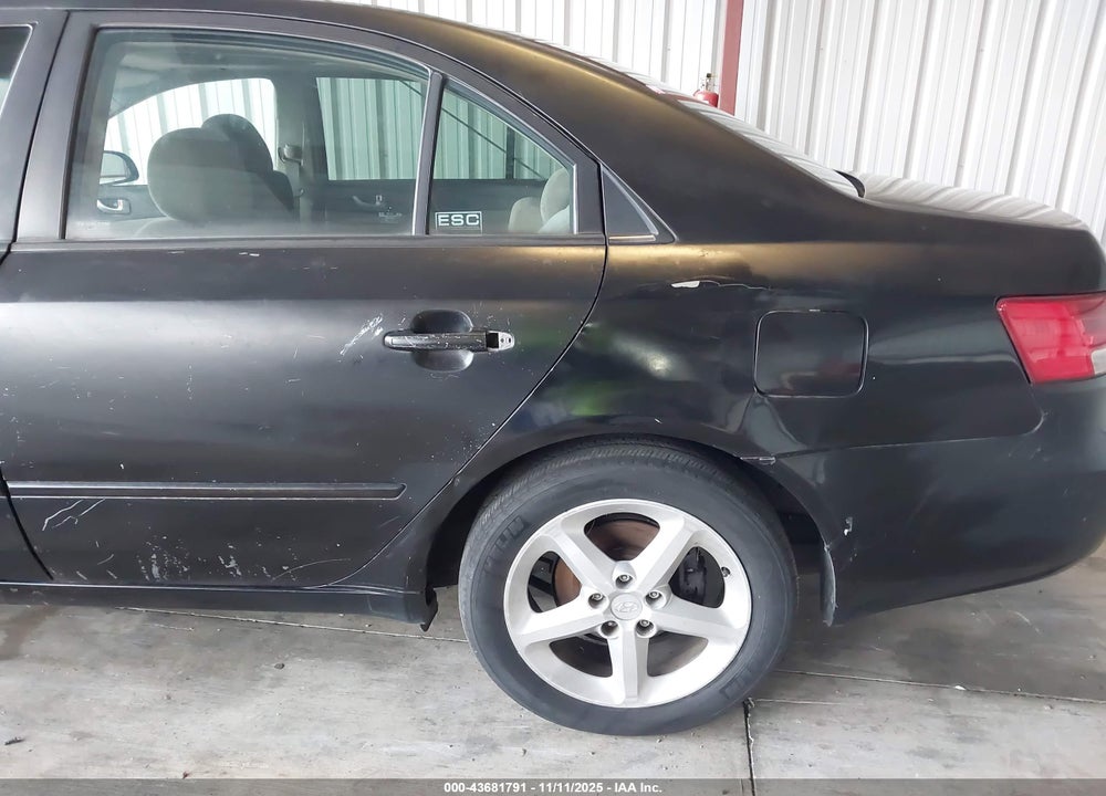 2007 HYUNDAI SONATA LIMITED/SE V6 VIN: 5NPEU46F07H178372