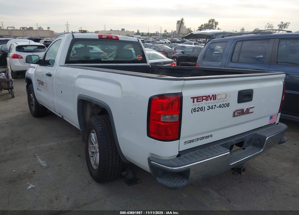 2016 GMC SIERRA 1500 VIN: 1GTN1LEC3GZ901036