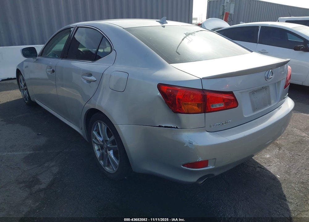 2008 LEXUS IS 250 VIN: JTHBK262285071334