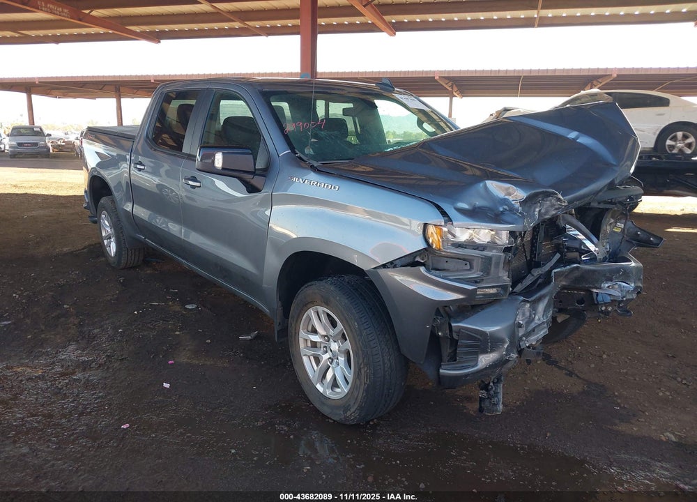 2020 CHEVROLET SILVERADO 1500 4WD SHORT BED RST VIN: 3GCUYEED5LG299004
