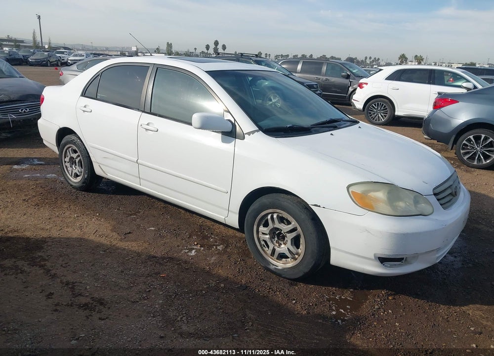 2003 TOYOTA COROLLA LE VIN: 1NXBR38E53Z052801