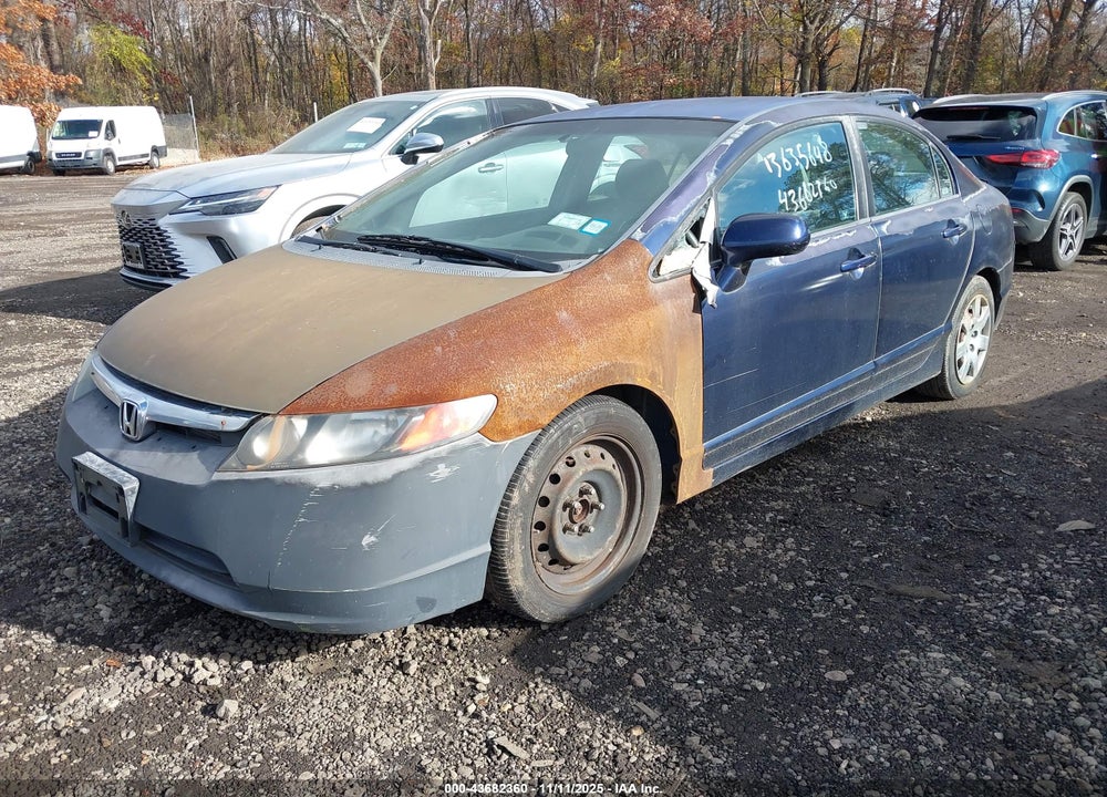 2008 HONDA CIVIC VIN: 2HGFA16588H521105