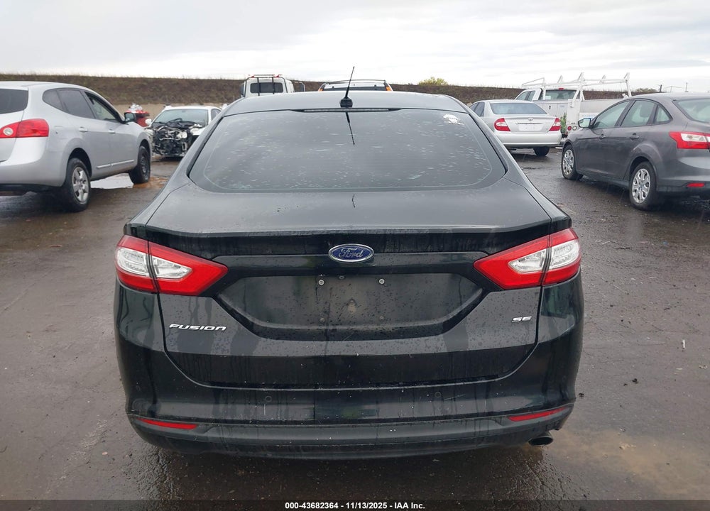 2016 FORD FUSION SE VIN: 3FA6P0H73GR316175