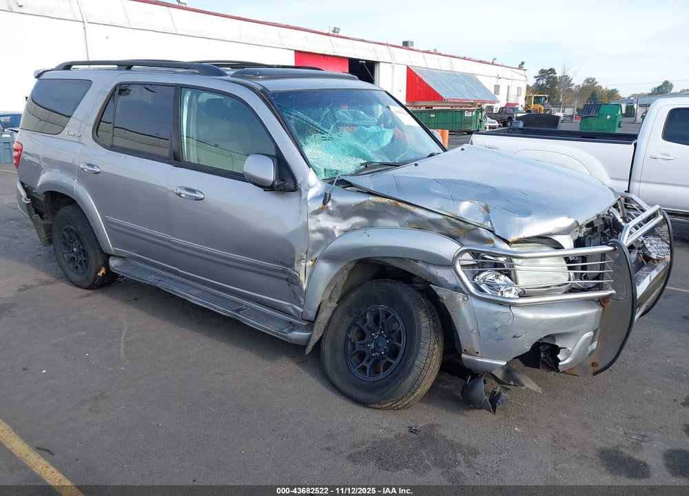 2002 TOYOTA SEQUOIA LIMITED V8 VIN: 5TDBT48A82S093936